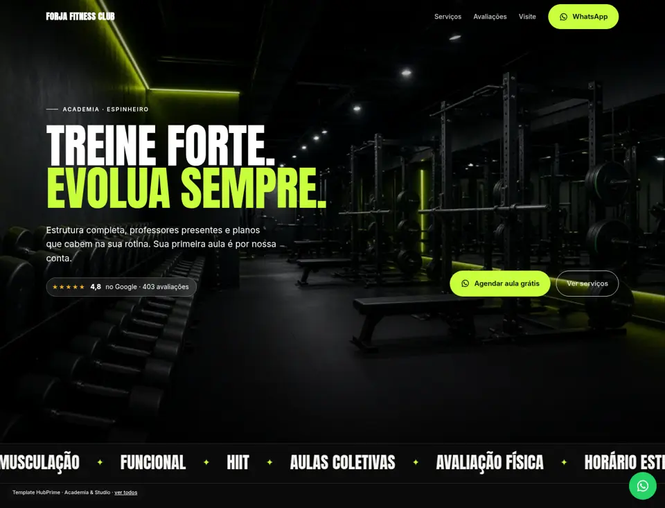 Template Academia & Studio